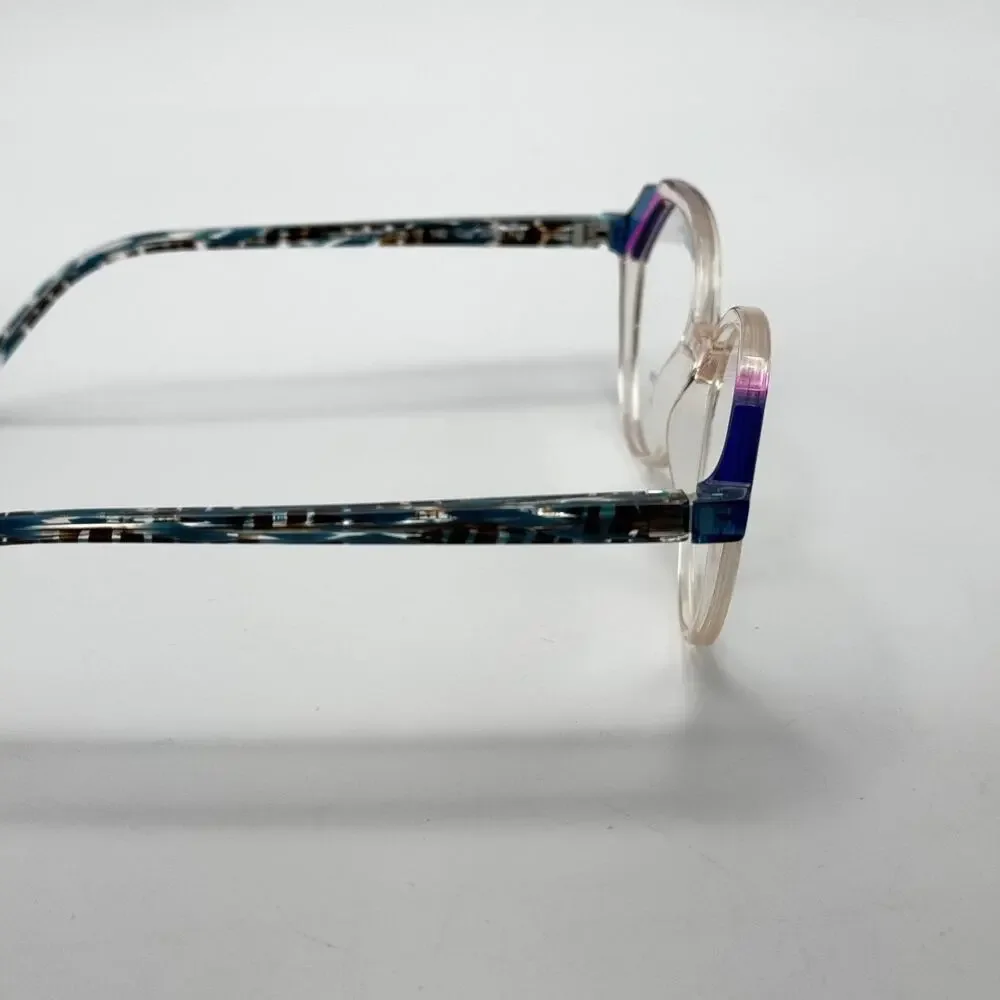 Face a Face Eyeglass Frames MOVES 2 3006 Pink Blush Crystal Frame 52-17-142 NEW